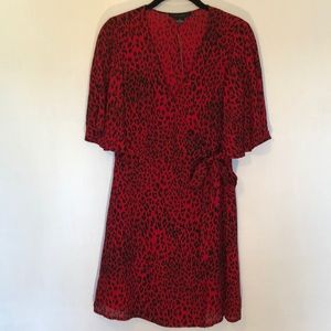 Evereve Sanctuary Girl on Fire Faux Wrap Dress